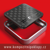 kompozitn poklop JS 450x450mm, tda zaten D400