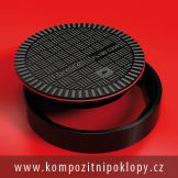 kompozitn poklop JS 457mm, tda zaten B125