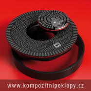 kompozitn poklop kruhov svtlost 610mm s integrovanm inspeknm vkem, tda zaten D400, vodotsn, pachotsn nabz firma KRAFT Servis s.r.o., www.kompozitnipoklopy.cz