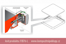 vnj uzamykn tvercovch kompozitnch poklop FIB76-L