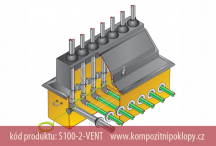 odvzdu��ovac� kompozitn� �achta typ S100-2-VENT