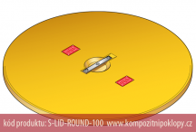 kompozitn� poklop S-LID-ROUND-100