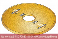 kompozitn� poklop S-S-LID-ROUND-100-CD pro �achtov� syst�my FL100, www.kompozitnipoklopy.cz