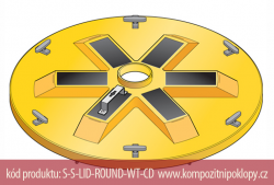 kompozitn� poklop S-S-LID-ROUND-WT-CD pro �achtov� syst�my FL90, vodot�sn� v�ko na struktur�ln� j�mky, www.kompozitnipoklopy.cz