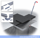 kompozitn� poklop panelov� A15-1000-1800, ulo�en� poklopu na ���ku do r�mu, www.kompozitnipoklopy.cz - KRAFT Servis s.r.o.