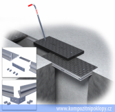 kompozitn poklop panelov C250-300-500-117, hloubka panelu 117mm, uloen poklopu na dlku do rmu, www.kompozitnipoklopy.cz - KRAFT Servis s.r.o.